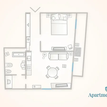 Apartment Independence With Balcony By Rent *